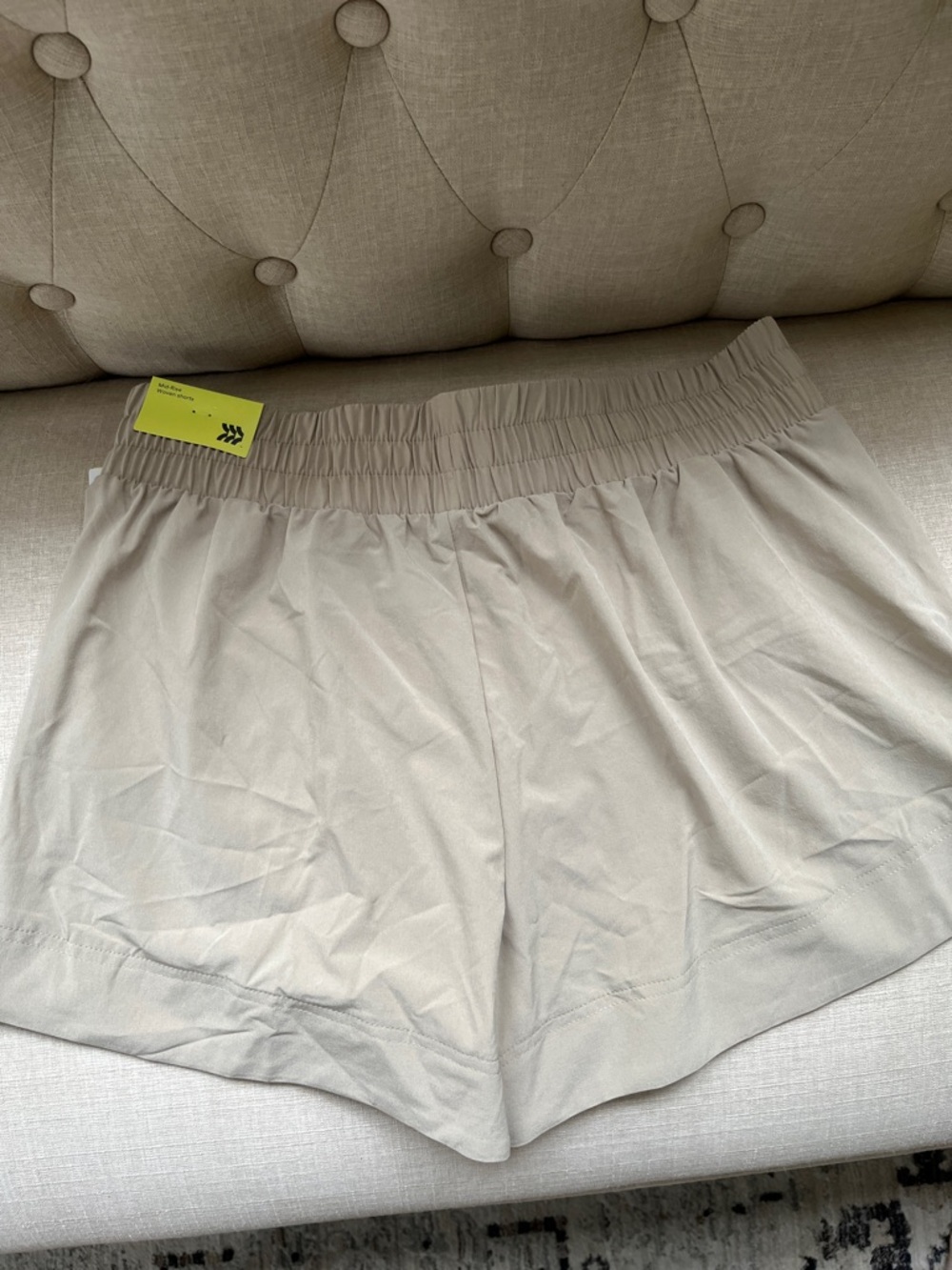 All in Motion Active Shorts in Light Beige - Picture 2 of 5